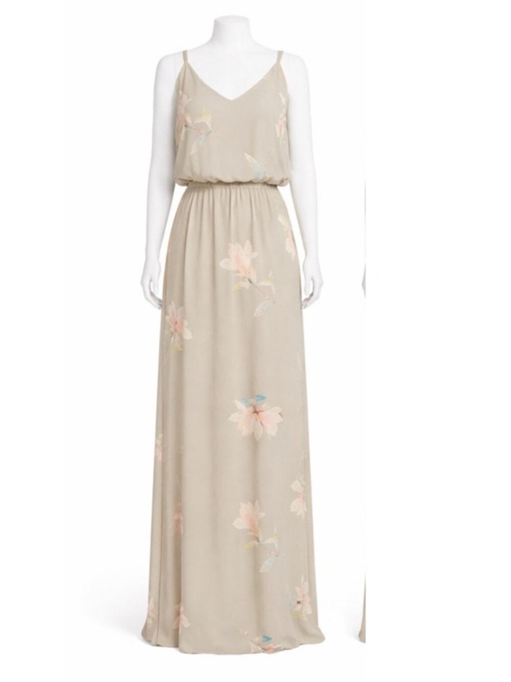 Show Me Your Mumu Kendall Chiffon Bridesmaid Prom Maxi Dress Size Small NWT